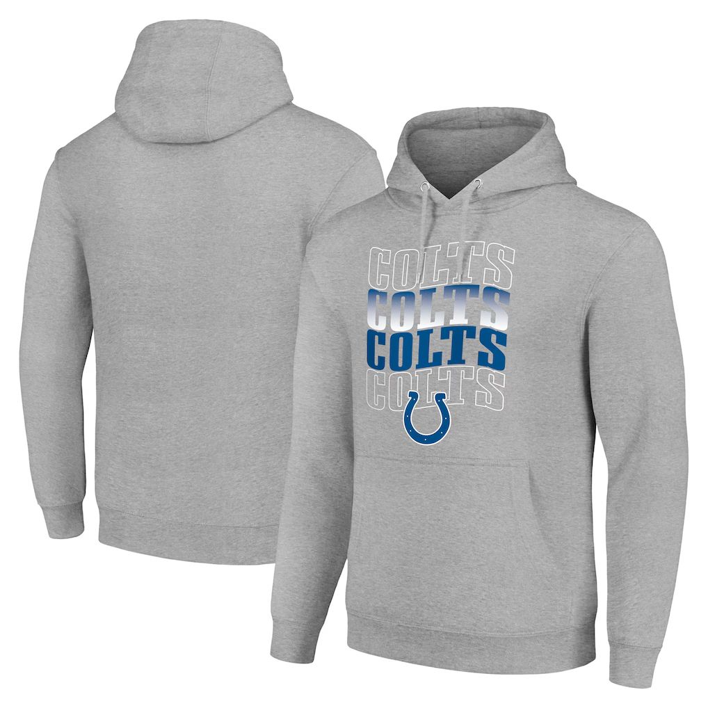 Men 2026 NFL Indianapolis Colts Grey Hoodie hooded style 02->indianapolis colts->NFL Jersey